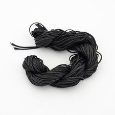 Black Nylon Macrame Cord - 20