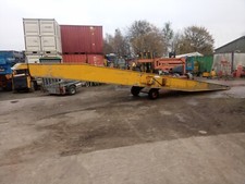Copperloy Loading ramp container ramps dock forklift yard mobile delivery