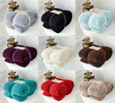 Teddy Bear Fleece Throw Over