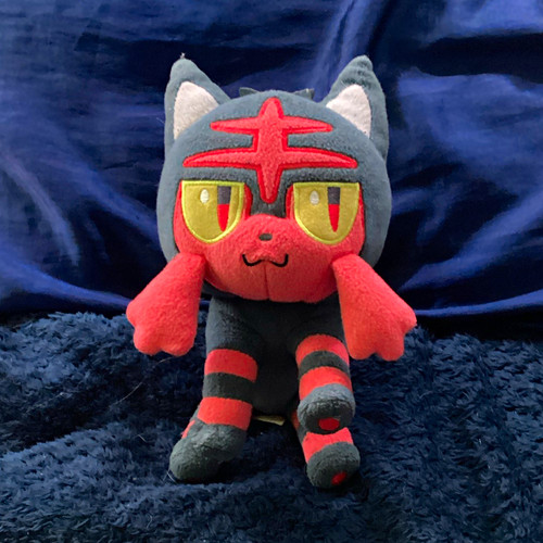 Tomy pokémon litten plush - pokémon,