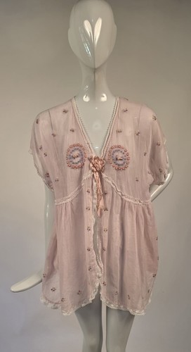 Edwardian pale pink cotton - pale,