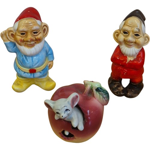 Vintage ceramic gnome - vintage,