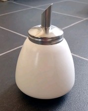 Vintage Sugar Porcelaine Sugar Dispenser Pourer Decanter, White