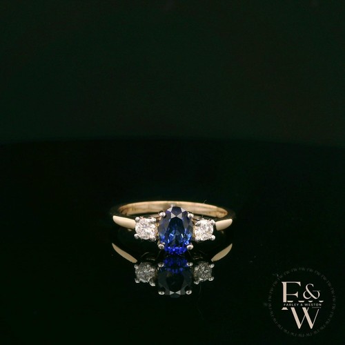 Lab grown sapphire - lab-grown, diamond
