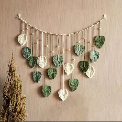 Large boho macrame tapestry - macrame,