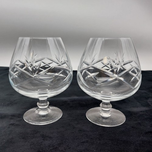 Cut crystal brandy balloon - cut,