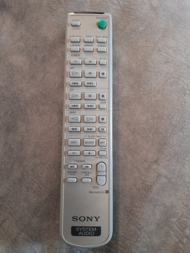 Sony minidisc hifi remote - minidisc,