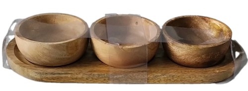 Wooden bowl set - set, with