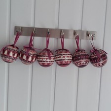 Nordic Christmas Bauble x6