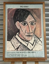 Framed Pablo Picasso - "Arte maestra da Monet a Picasso", 1981 - Firenze Poster