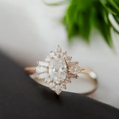 Diamond wedding ring pear - diamond,