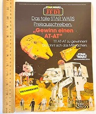 Star Wars Kenner Parker German AT AT mail offer catalog Return of the Jedi HTF