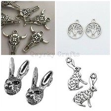 Tibetan Silver Charms Pendants