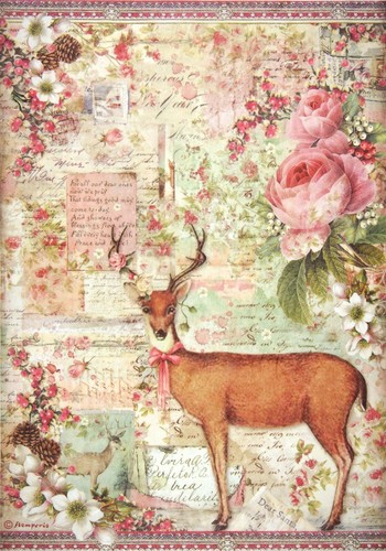 Rice paper for decoupage sheet - rice,