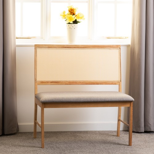 Ellis dining bench - oak, effect