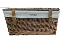 Harrods Wicker Hamper Basket