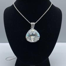Faceted mystic topaz pear - mystic,