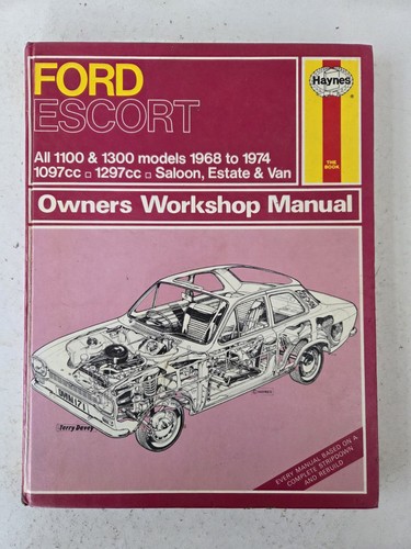 Ford escort mk1 haynes manual - mk1,