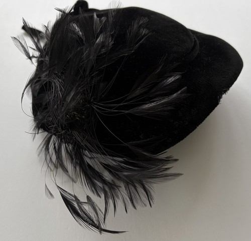 Vintage 1940 black - 1940's, velvet