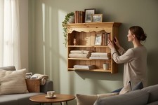 Antique vintage reclaimed pine