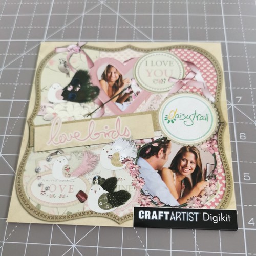 Lovebirds serif craft artist - -,