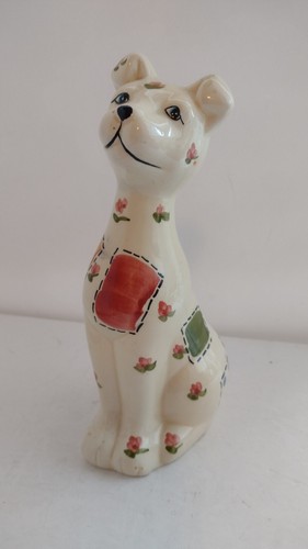Vintage porcelain dog - dog, figurine