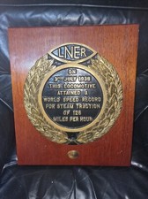 National Railway Museum A4 MALLARD World Speed Record PLAQUE Limited Edition