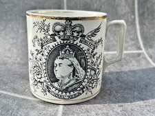 VINTAGE QUEEN VICTORIA DIAMOND JUBILEE MUG CUP SINGLETON MILLOM