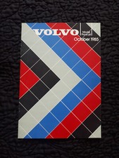 1985 VOLVO PRICE LIST 300/200/740 and 760 SERIES- 8 PAGES