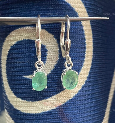 Natural green emerald long - natural,