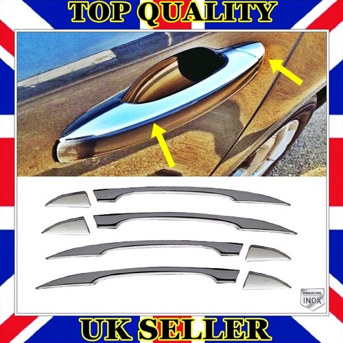 Chrome door handle upper trim - door,