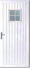 PVC uPVC White Full Door Panel