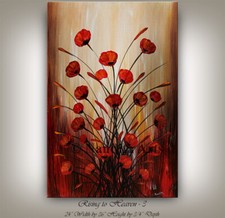 Red Poppy Art Painting