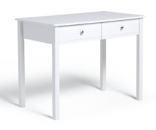  Brooklyn 2 Drawer Desk - White ( B Grade )