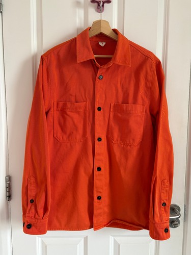 Arket orange twill - , overshirt