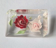 Vintage Reverse Carved lucite