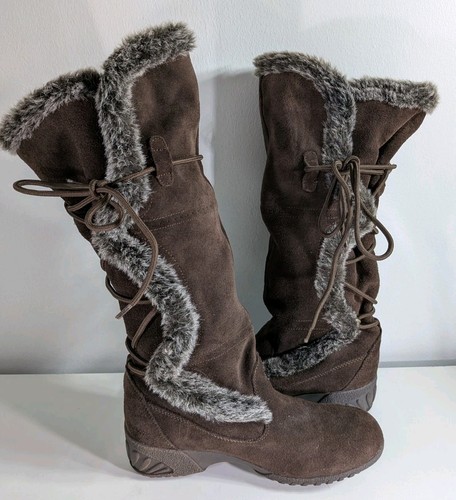 Khombu brown suede leather - khombu,