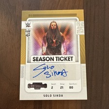 2022 Panini Chronicles WWE Contenders Rookie Ticket Auto Solo Sikoa RC AUTOGRAPH