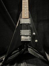 Grover Jackson King V Type Black W/Gig bag Electric Guitar Used From Japan