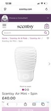 Scentsy Air Mini Spin. Plug In. Used. Perfect Working Order