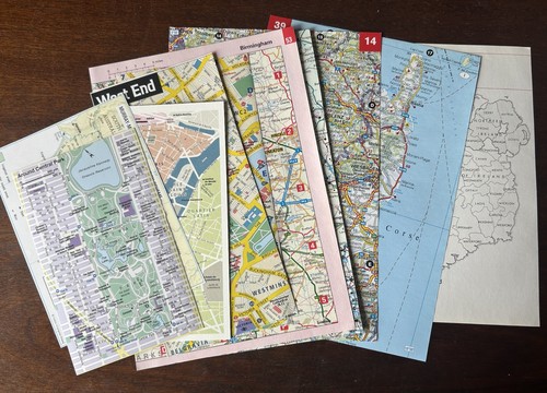 Page map maps scrapbook - map,