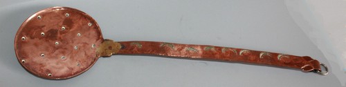 Vintage copper long slotted - vintage,