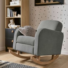 Nursing Rocking Chair - Etta Maternity / Breastfeeding Armchair in Anthracite