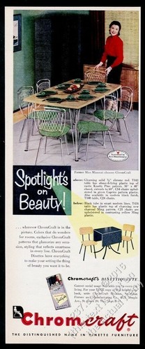 1954 chromcraft chrome - 1954, chair