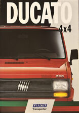 Fiat Ducato 4x4 brochure brochure Depliant 01/1990