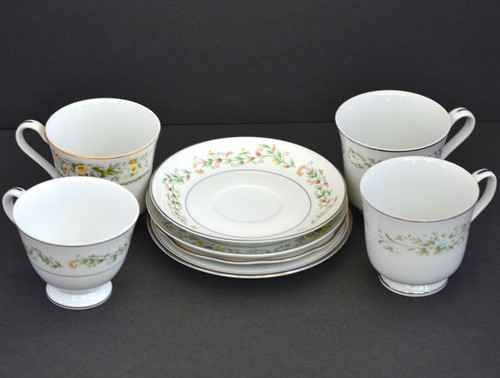 Mismatched tea cups and - mismatched,