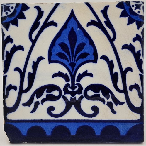 Antique fireplace tile minton - fireplace,