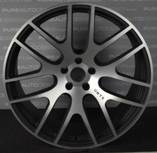 Genuine Onyx 22" Range Rover Alloy Wheel Black / Diamond Cut Single Spare
