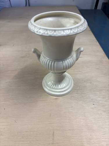 Small cream ceramic urn vaseby - small,