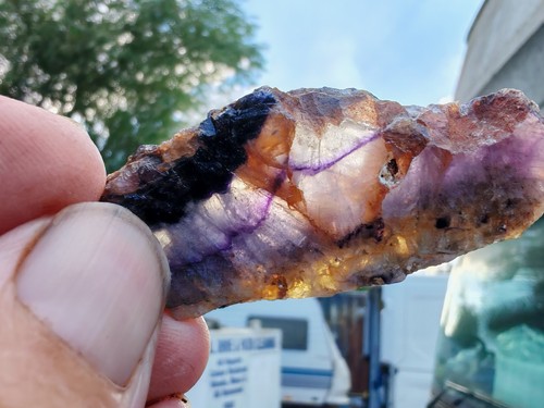 Blue john fluorite part - john,
